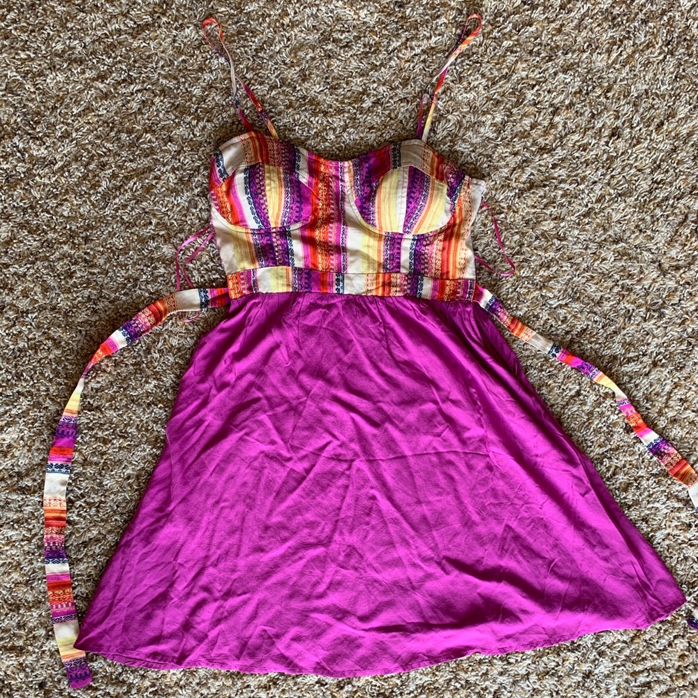 Colorful Pink Dress